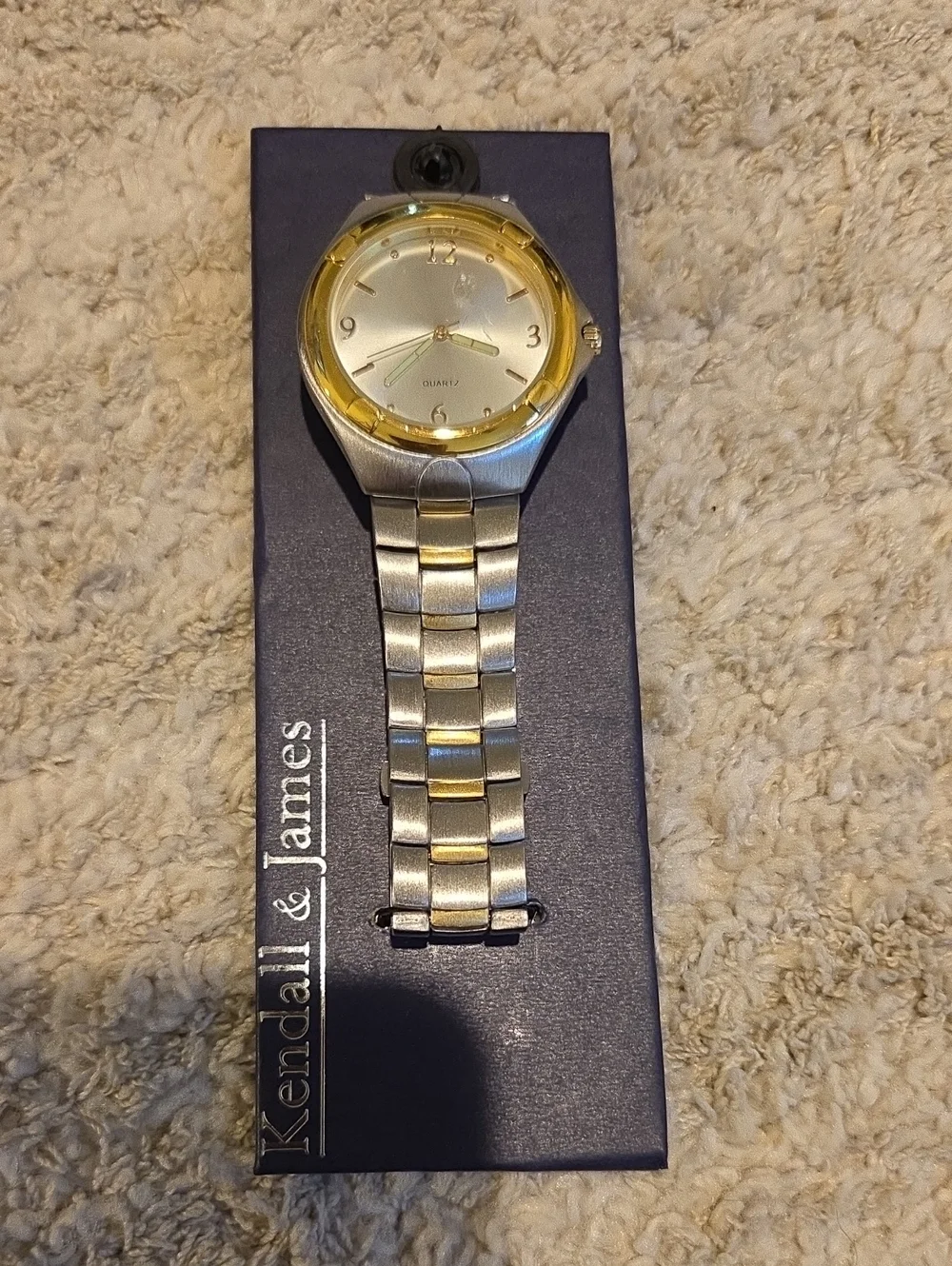 Kendall & James Men’s Two-Tone Silver and Gold Watch